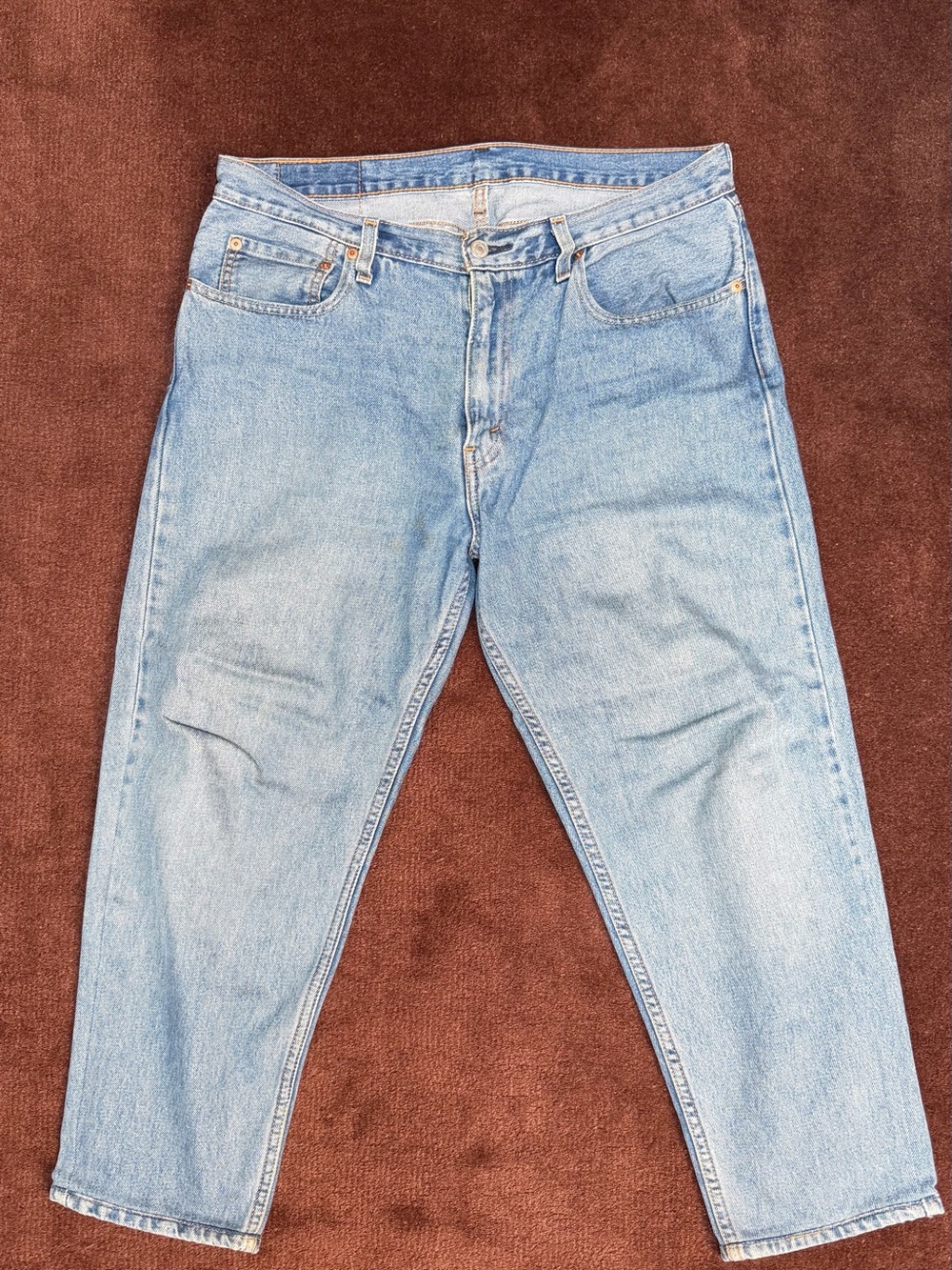 Levi’s 550 Light Blue Men's Denim Jeans W 34 L 25.5